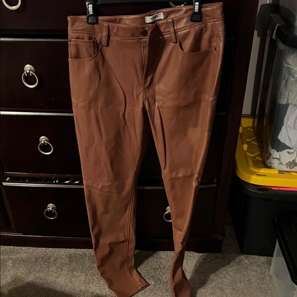 Kensie Brown Ankle Pants